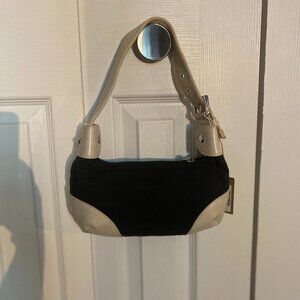 Brandy Melville Navy+Cream Shoulder Baguette